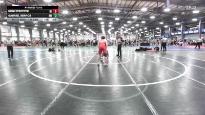 126 lbs Round Of 32 - Kobi Streeter, NE vs Gabriel Serros, NM