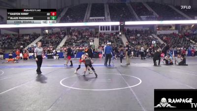 76 lbs Cons. Round 2 - Blaze Passmore, Chase County vs Easton Kirby, Abilene