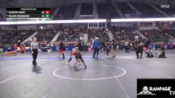 76 lbs Cons. Round 2 - Blaze Passmore, Chase County vs Easton Kirby, Abilene