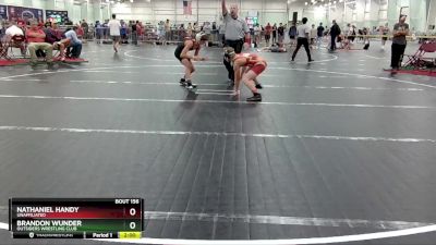 106 lbs Cons. Round 1 - Nathaniel Handy, Unaffiliated vs Brandon Wunder, Outsiders Wrestling Club