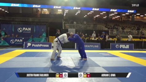 Adrian E. Giwa vs Justin Frank Faulkner 2025 Pan Jiu Jitsu IBJJF Championship