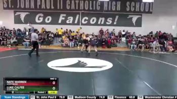 220 lbs Quarterfinal - Nate Warren, Scottsboro vs Luke Calfee, Scottsboro