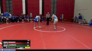 170 lbs Round 1 (12 Team) - Brady Clements, Chelsea vs Owen Ridgeway, Arab