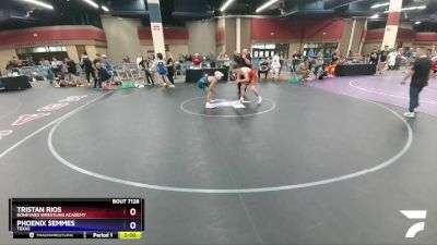 132 lbs Semifinal - Tristan Rios, Boneyard Wrestling Academy vs Phoenix Semmes, Texas