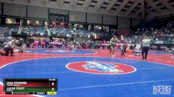 1A-165 lbs Quarterfinal - Lucas Coley, Dublin vs Jack Stowers, Towns County