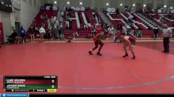 182 lbs Cons. Semi - Jayden Davis, Thompson HS vs Luke Golden, Hewitt-Trussville