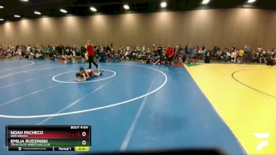 82-84 lbs Round 3 - Noah Pacheco, New Mexico vs Emilia Rudzinski, Texas Elite Wrestling Club