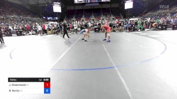 160 lbs Cons 128 #2 - Joshua Greenwood, Ohio vs Banks Norby, Colorado