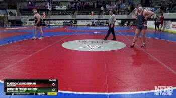 7A 285 lbs Quarterfinal - Hunter Montgomery, Tuscaloosa County vs Maddox Sunderman, Bob Jones