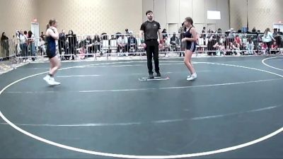 130 lbs Consi Of 8 #2 - Nyla Naugle, Red Mountain WC vs Rebekah Miller, Blazers WC