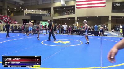 120 lbs Quarterfinal - Hayden Wright, OK vs Jaxon Kennedy, OK