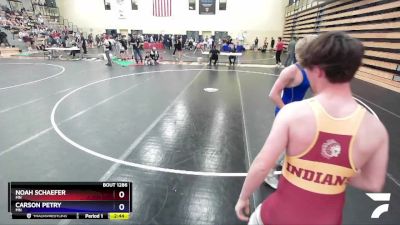 132 lbs Cons. Round 2 - Noah Schaefer, MN vs Carson Petry, MN