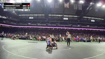 D1-132 lbs Champ. Round 1 - Gavin Culloty, Clarkston vs Christopher Calvo, Grandville