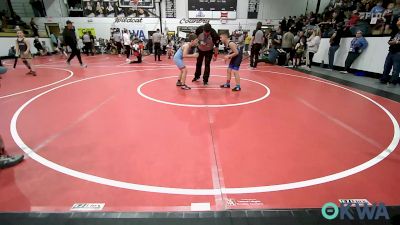 90 lbs Final - Boston Heissler, Claremore Wrestling Club vs Karson Johnston, Collinsville Cardinal Youth Wrestling