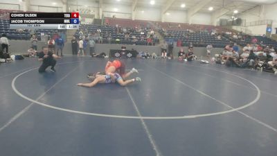 157 lbs Cohen Olsen, Texas vs Jacob Thompson, Michigan Blue