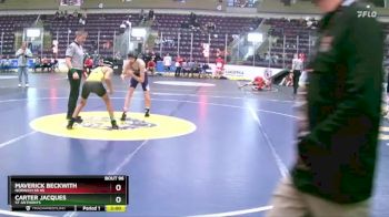 108 lbs Champ. Round 2 - Maverick Beckwith, Norwich Sr HS vs Carter Jacques, St Anthonys