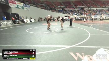 6A-120 lbs Champ. Round 2 - Joey Evanston, Mountainside vs Lucas Vaughn, Newberg