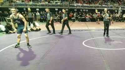 5A 138 lbs Champ. Round 1 - Striker Caporin, Frisco Lone Star vs Eli Loya, Dumas