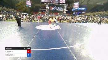 126 lbs Rnd Of 16 - Isaiah Jones, Oklahoma vs Gabe English, New York