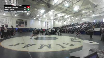 115 lbs Cons. Round 2 - Dalia Zidan, Canyon (Anaheim) vs Jahaziely Segura, Artesia