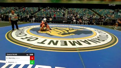 215 lbs Consi Of 16 #2 - Reid Merkley, Wasatch vs Luca Bojicic, La Costa Canyon