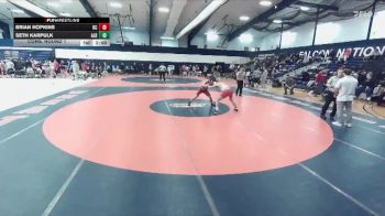 149 lbs Cons. Round 1 - Seth Karpulk, Albright vs Brian Hopkins, Kings