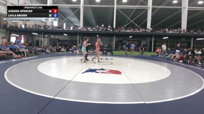 135 lbs Aurora Spencer, Colorado vs Layla Brown, Oklahoma