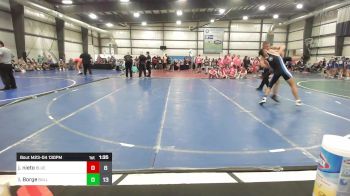 129 lbs Rr Rnd 4 - Jake Nieto, Blue Wave vs Israel The Prodigy Borge, Bull Trained