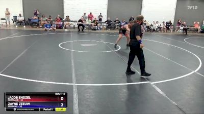 187 lbs Placement Matches (8 Team) - Jacob Endzel, Maryland vs Zayne Zeeuw, Michigan