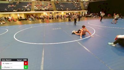 7th - 8th grade - 115 Cons. Round 3 - Bo Hake, Iowa vs Jet Chyma, Trojan Warrior Elite Wrestling Club