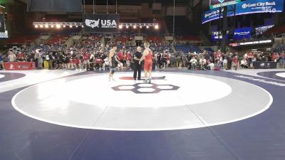 175 lbs 5th Place Match - Tyde Nelsen, IA vs Jakob Hoke, OH