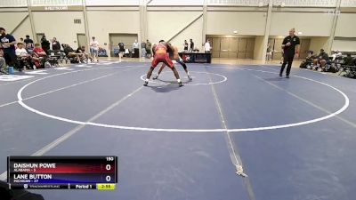 150 lbs 4th Wrestleback (16 Team) - Daishun Powe, Alabama vs Lane Button, Michigan
