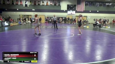 105 lbs Cons. Semi - Audrey Mike, Marion vs Hazel Boerner, Iowa City, City High