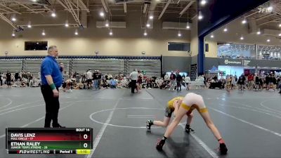 105 lbs Round 4 (8 Team) - Davis Lenz, Full Circle vs Ethan Raley, Junior Terps Xtreme