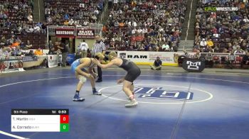 138 lbs 5th Place - Tyler Martin, Bishop McDevitt Hbg vs A.J. Corrado, Burrell