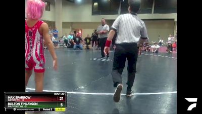 70 lbs Round 5 (8 Team) - Hudson Conner, Elevate WC vs Liam Crousillac, Gulf Coast WC