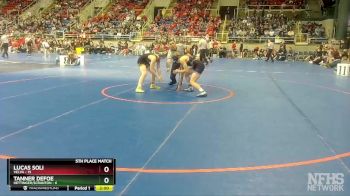 120 lbs Finals (8 Team) - Lucas Soli, Velva vs Tanner Defoe, Hettinger/Scranton