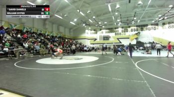 152 lbs Champ. Round 2 - William Hypes, Vallhalla vs David Daniels, Granite Hills