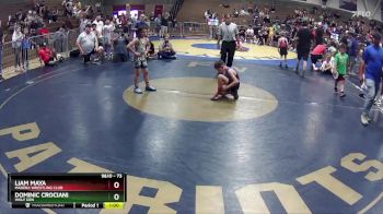 73 lbs Round 4 - Dominic Crociani, Wolf Den vs Liam Maya, Madera Wrestling Club