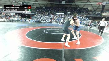 Boys 2A 190 lbs Champ. Round 2 - Marquiese Vestal, North Kitsap vs Sealy Graham, Ellensburg