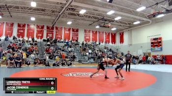 126 lbs Cons. Round 2 - Lorrenzo Treto, Grand Junction vs Jacob Cisneros, Columbine