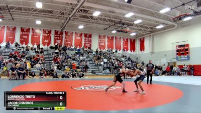 126 lbs Cons. Round 2 - Lorrenzo Treto, Grand Junction vs Jacob Cisneros, Columbine