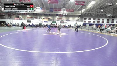 285 lbs Champ. Round 2 - Oran Varela, Graceland University vs Wilbert Martin, Texas Wesleyan