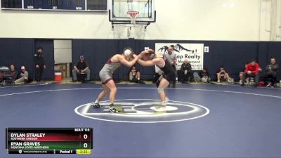 157 lbs Cons. Round 2 - Ryan Graves, Montana State-Northern vs Dylan Straley, Southern Oregon