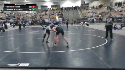 A 138 lbs Semifinal - William Holloway, Soddy Daisy High School vs Zedediah Hulet, Anderson Co. High School