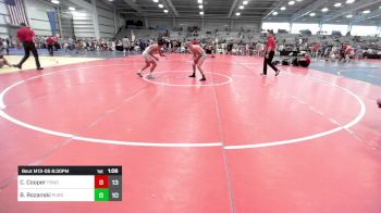 138 lbs Rr Rnd 2 - Caleb Cooper, Fight Barn WC vs Branden Rozanski, Pursuit Wrestling Academy - Black