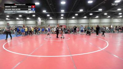 63 kg Rr Rnd 2 - Amani J Scott, PA West - GHSE vs Juliana Van Slyke, South Hills Wrestling Academy - GHSE