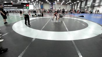 145 lbs Rr Rnd 2 - Max Benoit, Indiana Outlaws Orange vs Antonio Gonzalez, Attrition Wrestling Scar