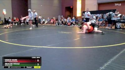 167 lbs Cons. Semi - Vance Hahn, East Kansas Eagles vs Deacon Houle, Alpha Elite