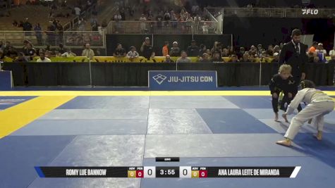 Ana Laura Leite De Miranda vs Romy Lue Bannow 2025 Pan Kids Jiu-Jitsu IBJJF Championship